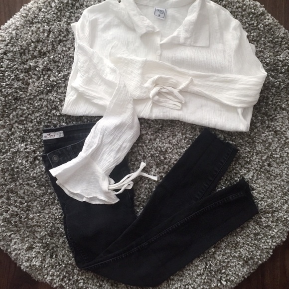 Hollister Fray Hem Skinny Jeans - Picture 3 of 4